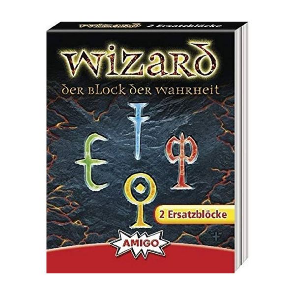 AMIGO 06902 - Kartenspiele - Wizard Ersatzblöcke, 2St