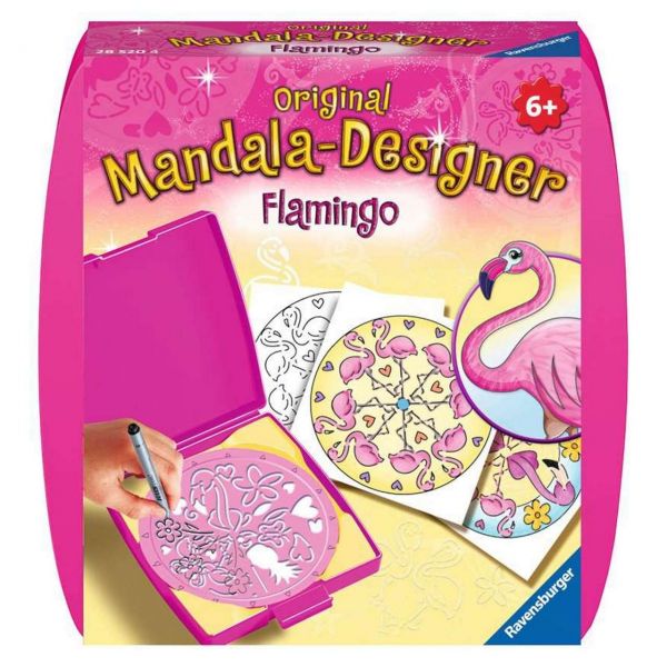 RAVENSBURGER 28520 - Midi Mandala-Designer - Flamingo