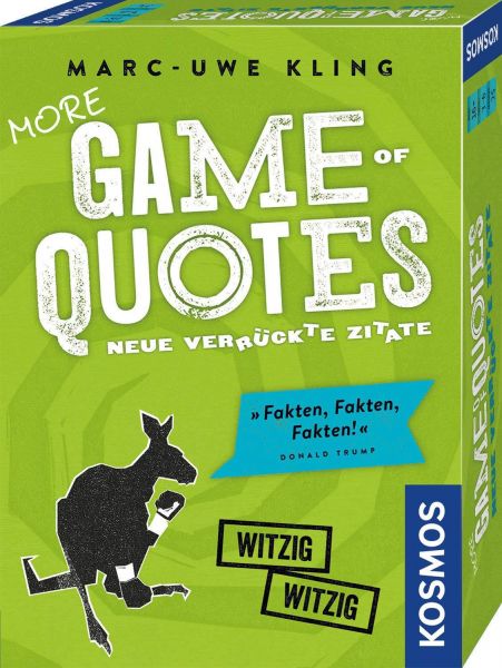 KOSMOS 693145 - Mitbringspiel - More Game of Quotes