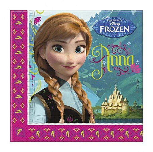 FOLAT 82501 - Geburtstag &amp; Party - Servietten Disney Frozen, 20 Stk