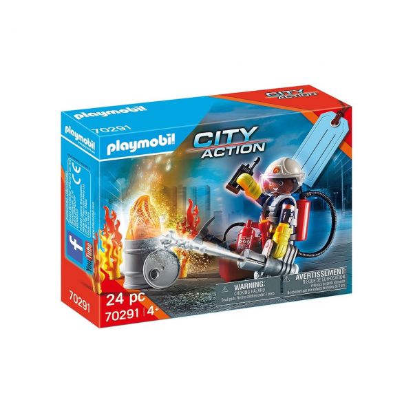 PLAYMOBIL 70291 - City Action - Geschenkset &quot;Feuerwehr&quot;