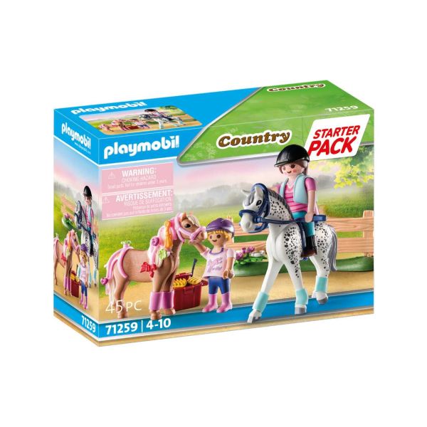 PLAYMOBIL 71259 - Country - Starter Pack Pferdepflege