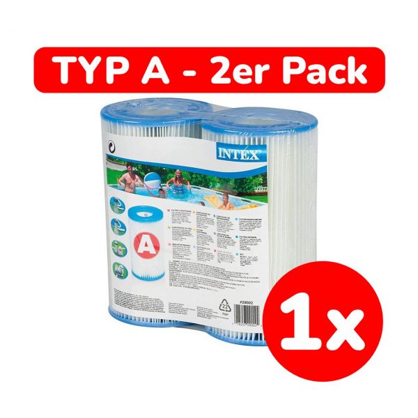 INTEX 29002 - Filterkartusche, Typ A, 2er Pack