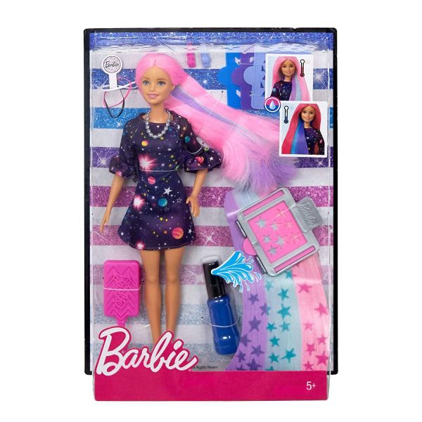 MATTEL FHX00 - Barbie - Haarfarben-Spaß Puppe