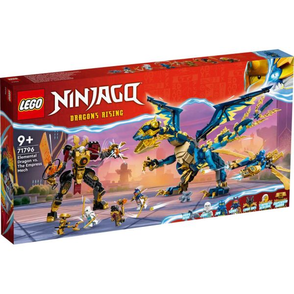 LEGO 71796 - NINJAGO - Kaiserliches Mech-Duell gegen den Elementardrachen