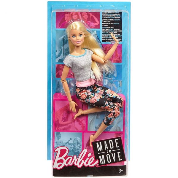MATTEL FTG81 - Barbie - Made to Move Puppe, Blond