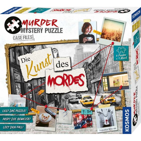 KOSMOS 682187 - Murder Mystery Puzzle - Die Kunst des Mordes, 750 Teile
