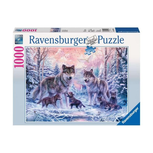 RAVENSBURGER 19146 - Puzzle - Arktische Wölfe, 1000 Teile