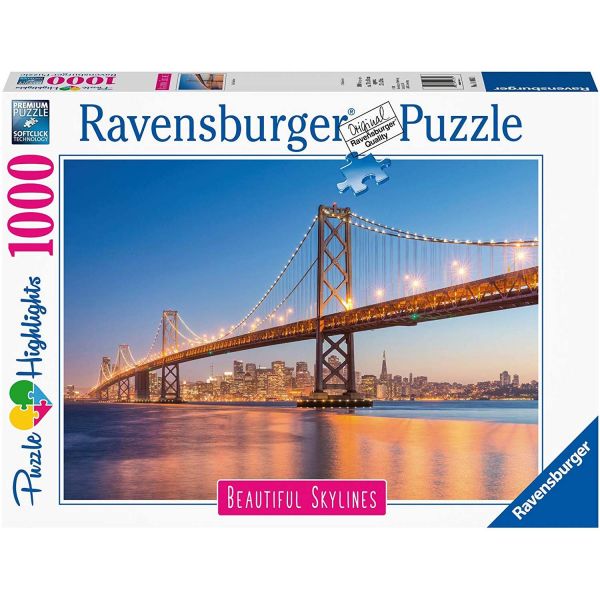 RAVENSBURGER 14083 - Puzzle - San Francisco, 1000 Teile