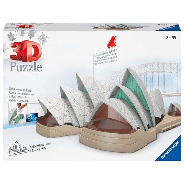 RAVENSBURGER 11243 - 3D Puzzle - Sydney Opera House, 216 Teile