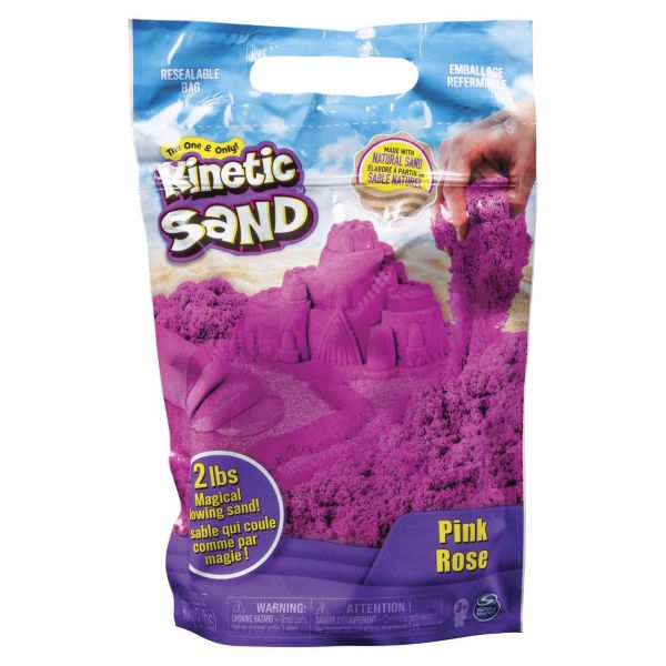 Spin Master 56293 - Kinetic Sand - Colour Bag Pink, 907g