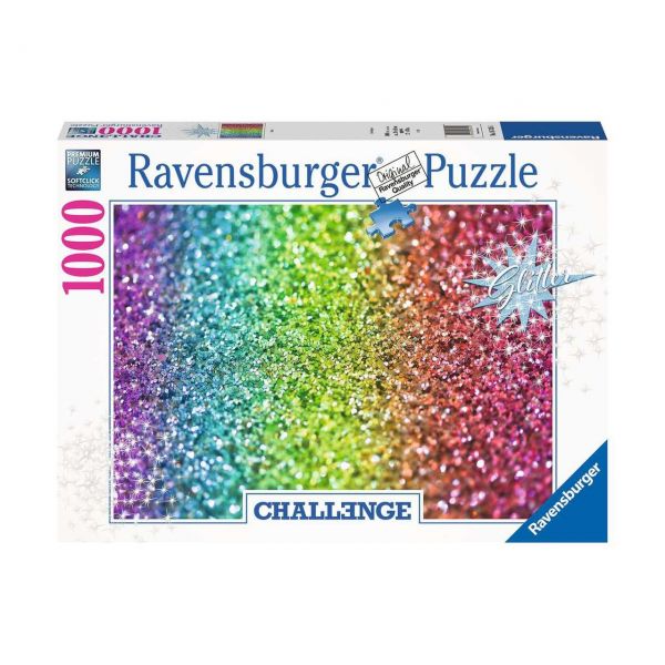RAVENSBURGER 16745 - Puzzle - Challenge Glitter, 1000 Teile