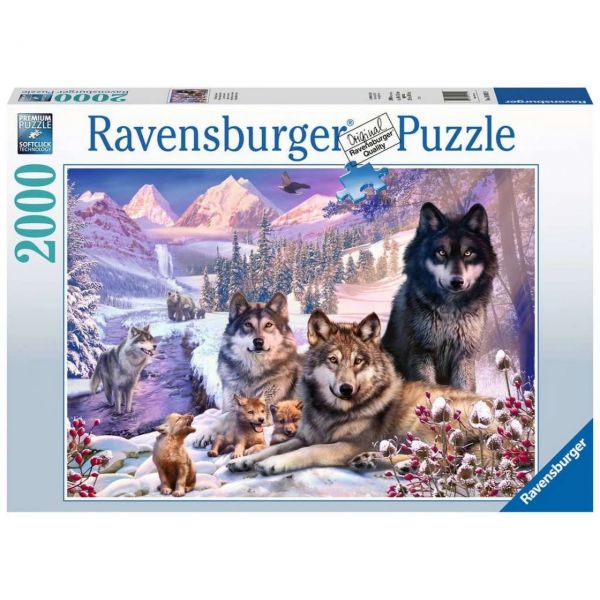 RAVENSBURGER 16012 - Puzzle - Wölfe im Schnee, 2000 Teile