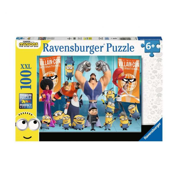 RAVENSBURGER 12915 - Puzzle - Gru und die Minions, 100 Teile XXL