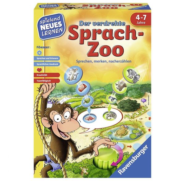 RAVENSBURGER 24945 - Spielend neues Lernen - Der verdrehte Sprach-Zoo