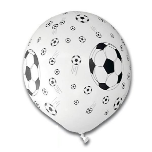 TIB 16768 - Geburtstag &amp; Party - Fußball Luftballons, 5 Stk., 30 cm
