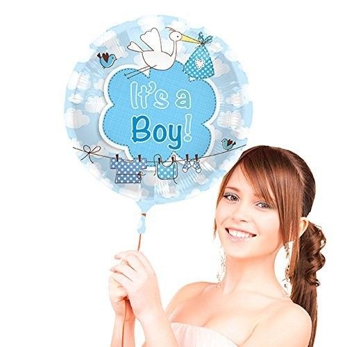 FOLAT 63103 - Geburtstag &amp; Party - Folienballon It´s a boy, 1 Stk., 43 cm