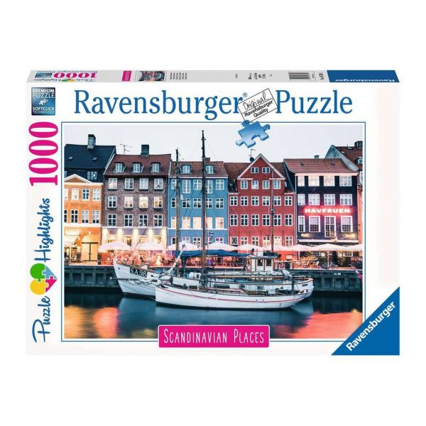 RAVENSBURGER 16739 - Puzzle - Kopenhagen, Dänemark, 1000 Teile