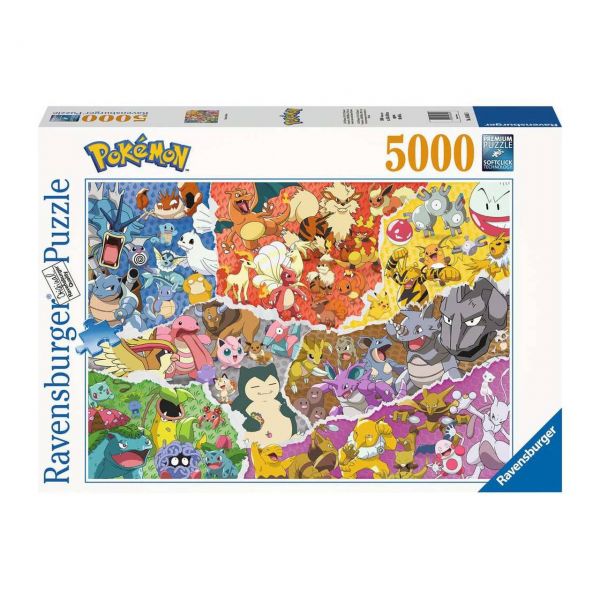 RAVENSBURGER 16845 - Puzzle - Pokémon Allstars, 5000 Teile