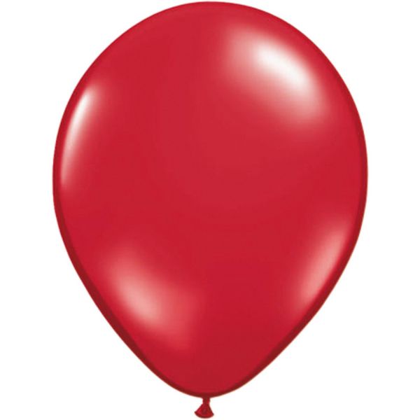 FOLAT 08086 - Latexballon 30cm - Rubinrot, 100 Stk.