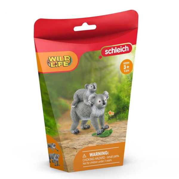 SCHLEICH 42566 - Wild Life - Koala Mutter mit Baby