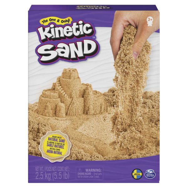 Spin Master 36889 - Kinetic Sand - Braun, 2,5 kg