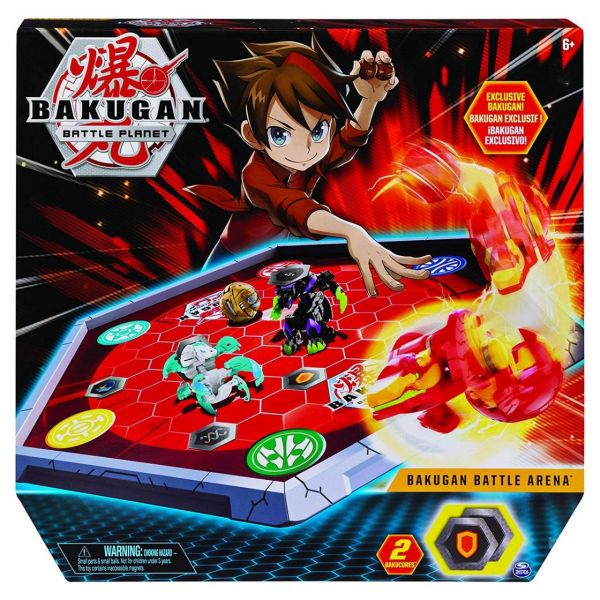 Spin Master 6045142 - Bakugan - Battle Arena mit Pyrus Phaedrus Bakugan