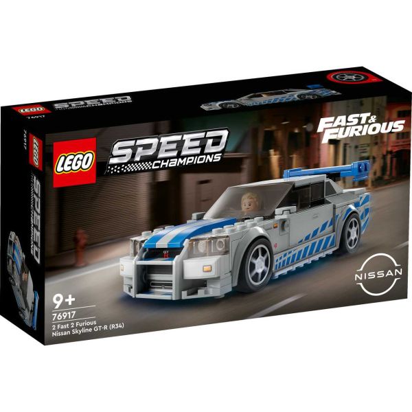 LEGO 76917 - Speed Champions - 2 Fast 2 Furious – Nissan Skyline GT-R (R34)