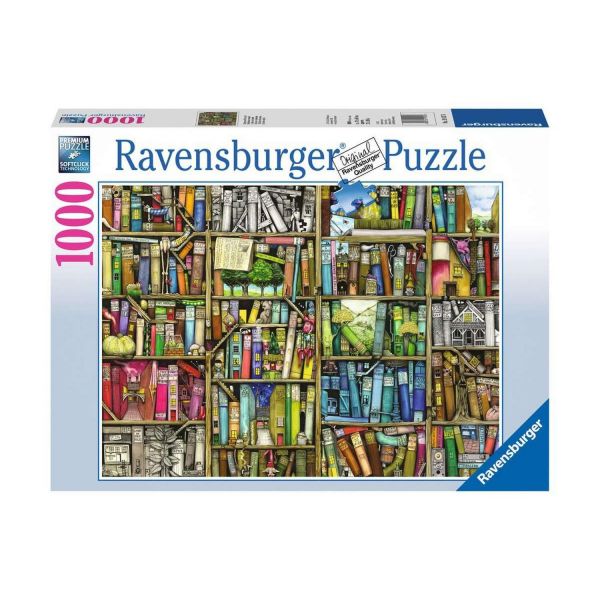 RAVENSBURGER 19137 - Puzzle - Magisches Bücherregal, 1000 Teile