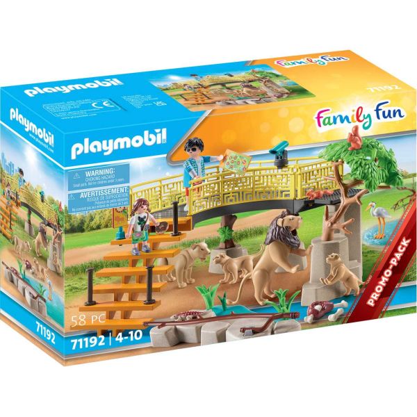 PLAYMOBIL 71192 - Family Fun - Löwen im Freigehege