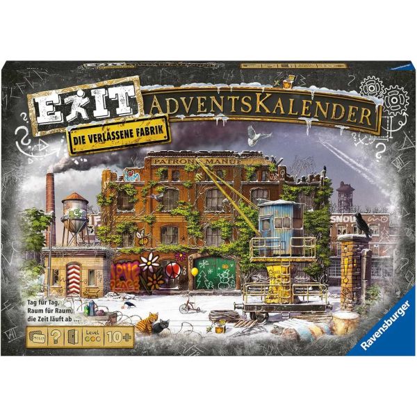 RAVENSBURGER 18233 - Adventskalender Exit - Die verlassene Fabrik