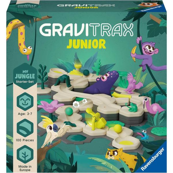 RAVENSBURGER 27499 - GraviTrax Junior - Starter-Set L Jungle