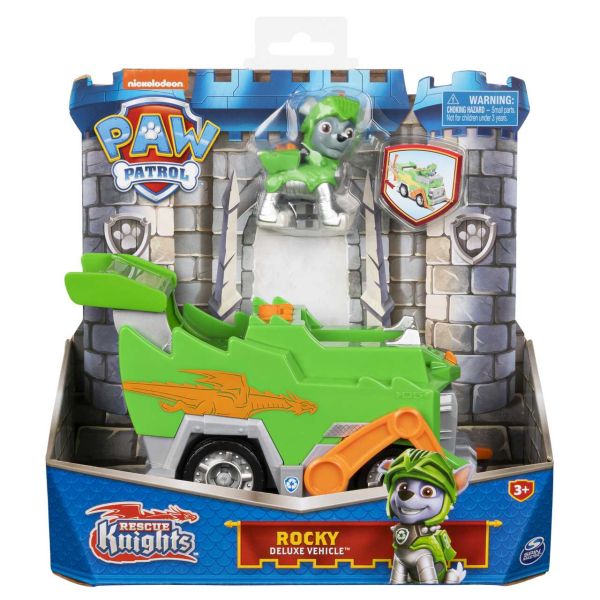 Spin Master 41461 - Paw Patrol Rescue Knights - Basic Vehicle Rocky
