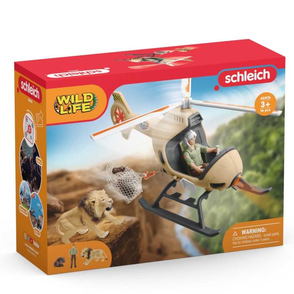 SCHLEICH 42476 - Wild Life - Helikopter Tierrettung