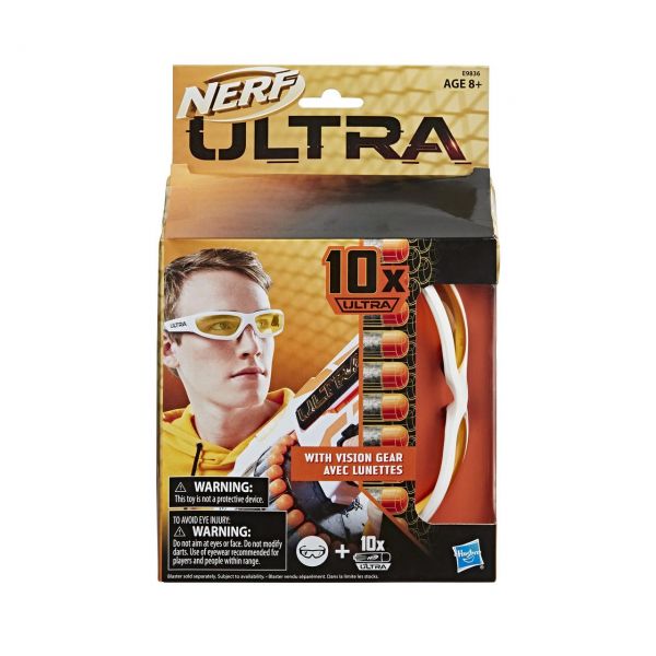 HASBRO E9836 - Nerf Ultra - Vision Gear Brille und 10 Nerf Ultra Darts