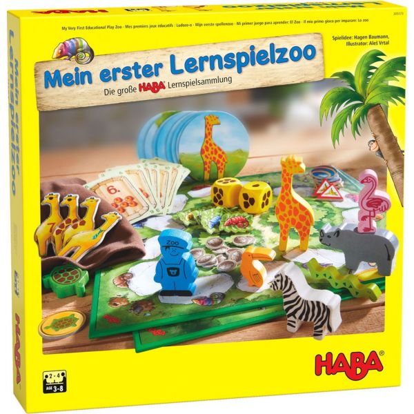 HABA 305173 - Kinderspiel - Mein 1. Lernspielzoo