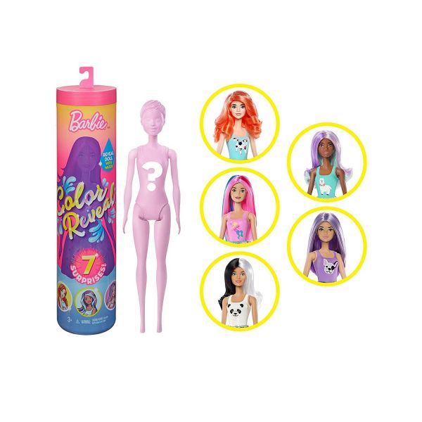MATTEL GMT48 - Barbie - Color Reveal, Puppe mit Enthüllungseffekt