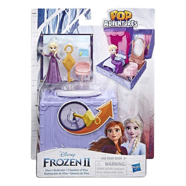 HASBRO E6859 - Disney Frozen II - Pop-Up Abenteuer Koffer Set, ELSA&#039;S ZIMMER