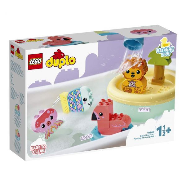 LEGO 10966 - DUPLO® - Badewannenspaß: Schwimmende Tierinsel