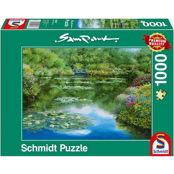 SCHMIDT 59657 - Puzzle - Natur, Seerosenteich, 1000 Teile