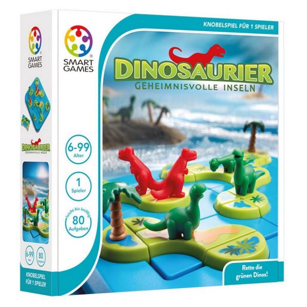 SMART GAMES 282 - Vorschulspiel - Dinosaurier, Geheimnisvolle Inseln