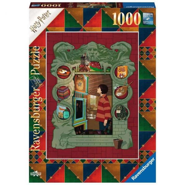 RAVENSBURGER 16516 - Puzzle - Harry Potter bei der Weasley Familie, 1000 Teile