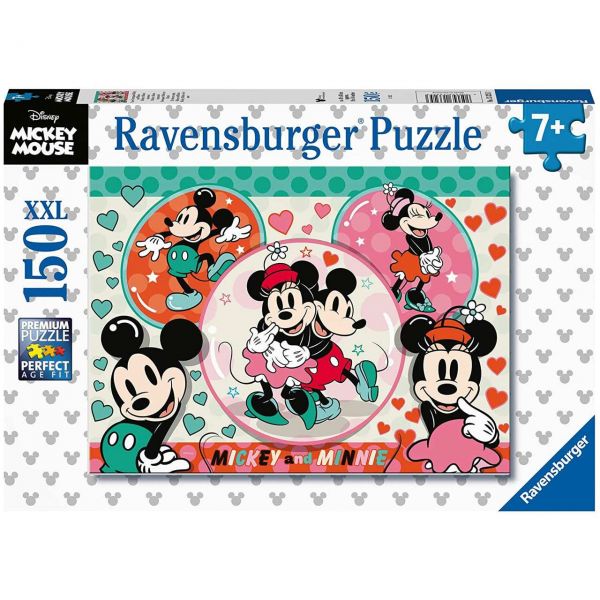 RAVENSBURGER 13325 - Puzzle - Unser Traumpaar Mickey und Minnie, 150 Teile XXL