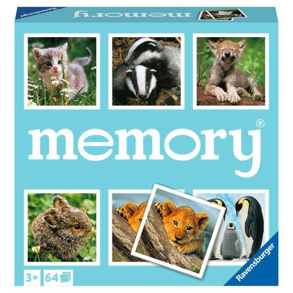 RAVENSBURGER 20879 - Kinderspiel - memory® Tierkinder