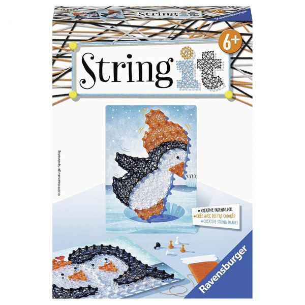 RAVENSBURGER 18067 - String It Mini - Pinguine