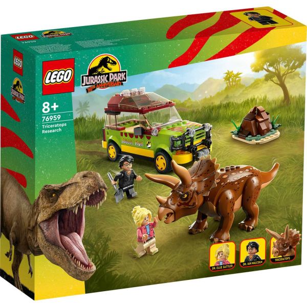 LEGO 76959 - Jurassic World™ - Triceratops-Forschung