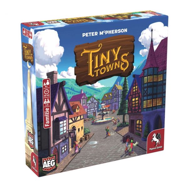 PEGASUS 51226G - Familienspiel - Tiny Towns, deutsche Ausgabe