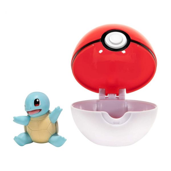 BOTI 37248 - Pokémon Figuren - Clip &#039;n&#039; Go™ Poké Ball und Schiggy