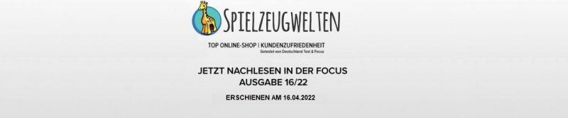 Spielzeugwelten TOP Onlineshop 2022 FOCUS Deutschland Test