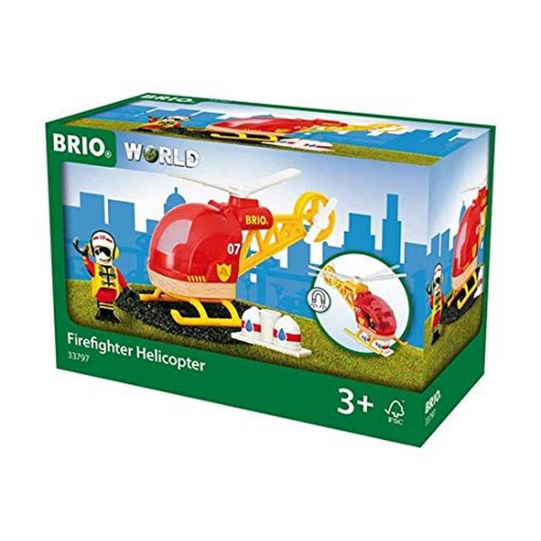 BRIO 33797 - Bahn - Feuerwehr Hubschrauber